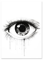 Plakat czarne oko 61x91 cm
