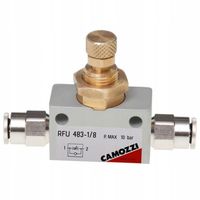 CAMOZZI ZAWOREK PRECYZYJNY CO2 gwint 1/8 + Złączki