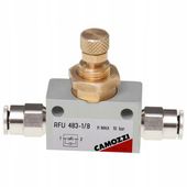 CAMOZZI ZAWOREK PRECYZYJNY CO2 gwint 1/8 + Złączki