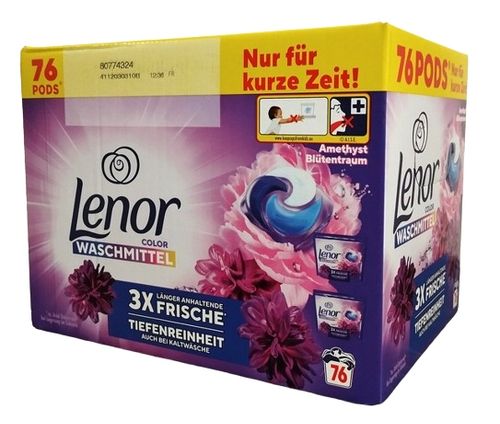 KAPSUŁKI DO PRANIA LENOR COLOR AMETHYST 76 PRAŃ na Arena.pl