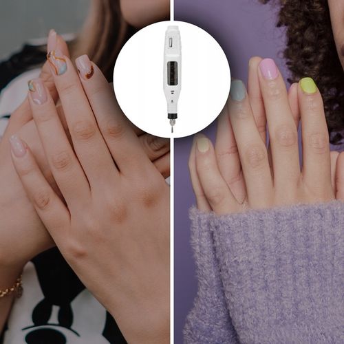 FREZARKA DO PAZNOKCI MANICURE PEDICURE DO USUWANIA HYBRYD ŻELU + FREZY na Arena.pl