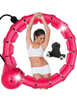 Hula hop z obciążeniem i metalowym łożyskiem