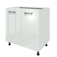 AMIGA KU-D80 Szafka 80 cm dolna fronty akryl biały połysk