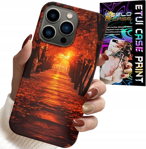 ETUI DO IPHONE 15 PRO - PARK, JESIEŃ, SPADAJĄCE LIŚCIE, PLECKI na Arena.pl