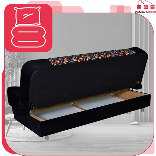 Kanapa sofa Sara Print Duo rozkładana wersalka spania bonell łóżko na Arena.pl