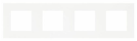 Efapel Quadro45 ramka 4-krotna biały 45940 TBR
