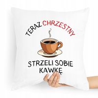 Poduszka Poszewka Dla Chrzestnego Na Prezent Z Nadrukiem Ze Zdjęciem