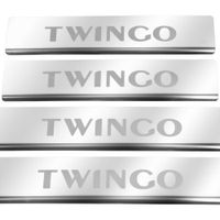 Listwa progowa RENAULT TWINGO MK3 Stal nierdzewna 304 połysk 4szt