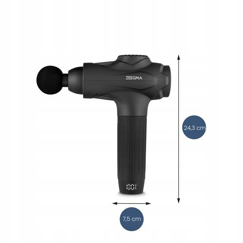 PISTOLET DO MASAŻU MASAŻER DO PLECÓW 12KOŃCÓWEK + WALIZKA + WOREK PREZENT na Arena.pl