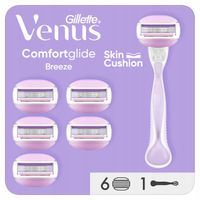 Gillette Venus Comfortglide Breeze Maszynka do golenia damska, 6 wkładów