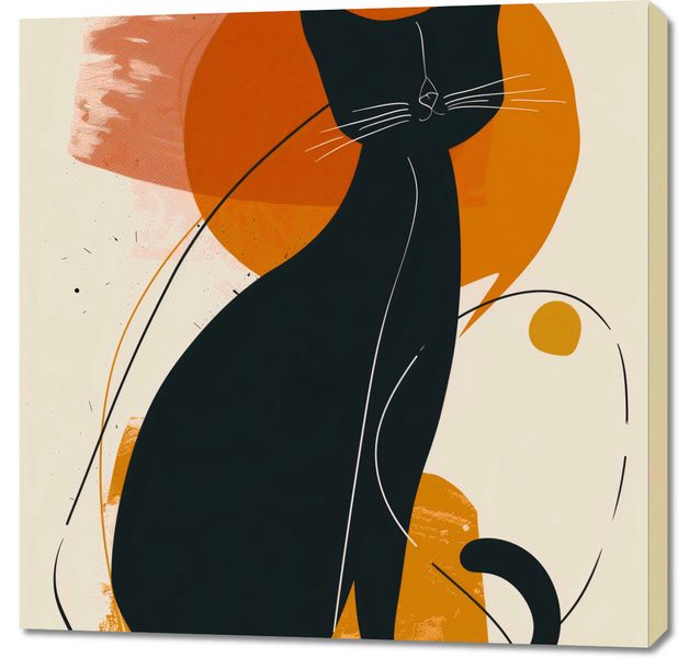 Obraz 90x90cm Kici Kici zdjęcie 1