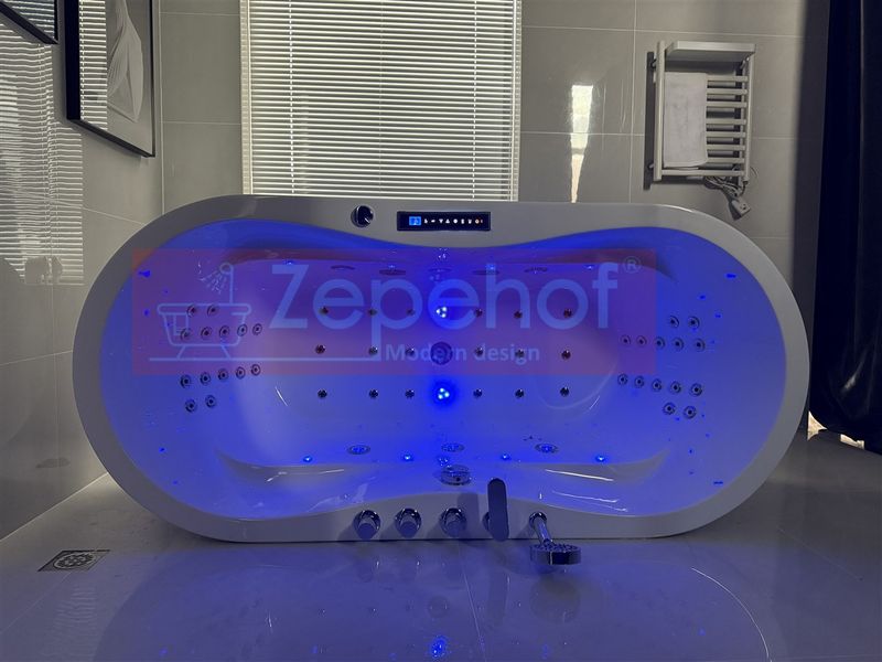 PIĘKNA OWALNA WANNA Z HYDROMASAŻEM 170X80 z 1 ODLEW GRZAŁKA zdjęcie 16