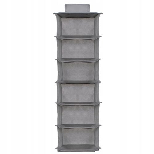 ORGANIZER WISZĄCY DO SZAFY WIESZAK 6 PÓŁEK REGAŁ NA UBRANIA na Arena.pl