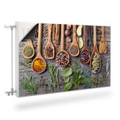 MASKOWNICA Magnetyczna Grzejnika ŁYŻKI Przyprawy Zioła 120cm x 60cm