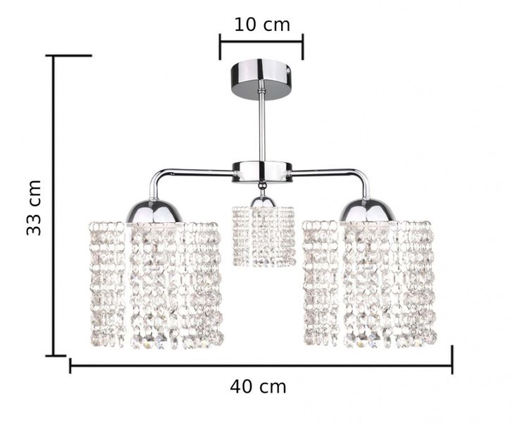 Lampa sufitowa 3xE27 DIAMENT zdjęcie 3