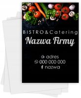 Ulotki A5 reklamowe firmowe 5000 szt dużo wzorów BISTRO CATERING