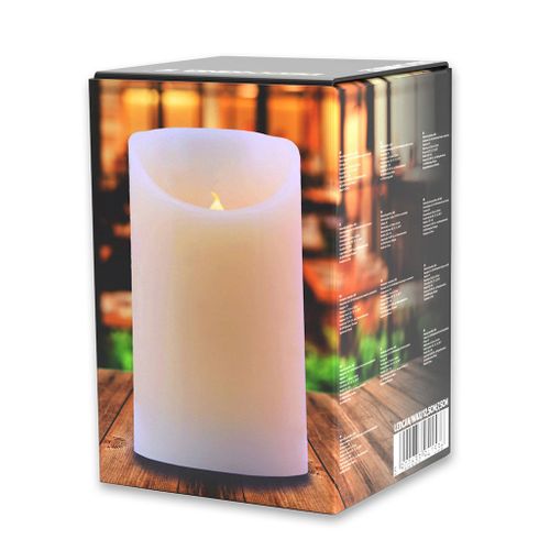 DecoKing Świeca LED BIAŁY  12,5cm na Arena.pl