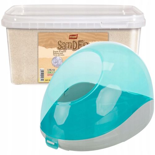 Basen do kąpieli Trixie + piasek kąpielowy 5,1kg na Arena.pl