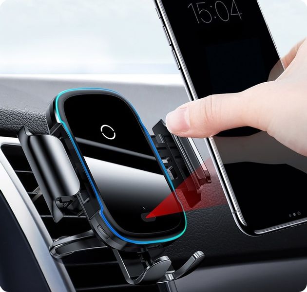 BASEUS UCHWYT SAMOCHODOWY NA TELEFON SZYBKA ŁADOWARKA INDUKCYJNA Qi 15W zdjęcie 9