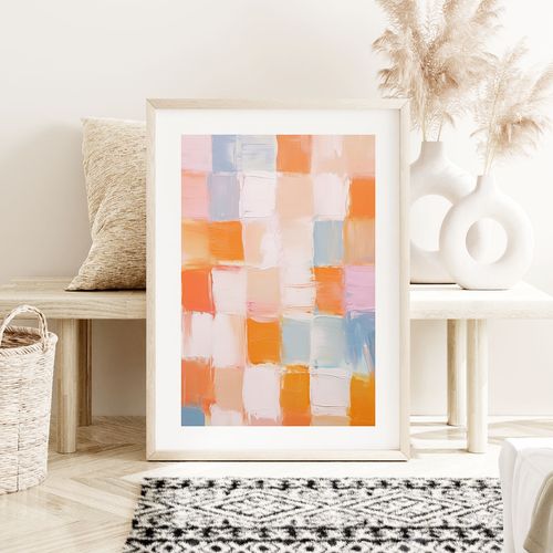 Plakat abstrakcja kolorowe plakaty 21x29,7 cm A4 na Arena.pl