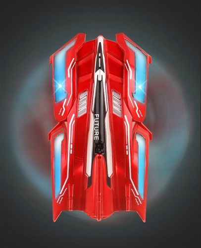 Samochód jeżdżący po ścianie i suficie czerwony RC zdalnie sterowany na Arena.pl