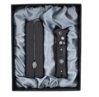 Kombinerki + Scyzoryk Sprężynowy w Zestawie Prezentowym 2w1 Gentelo Czarny