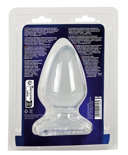 Korek Analny 13 Cm Crystal Clear na Arena.pl