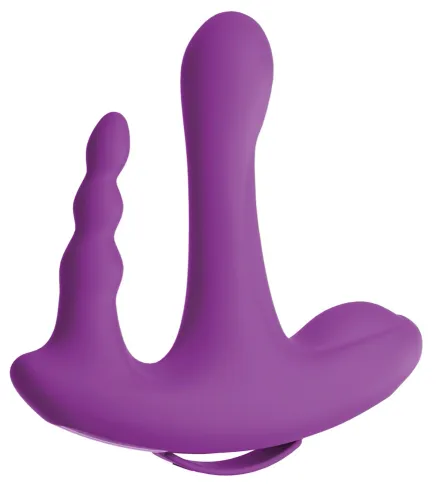 3some - wibrator do potrójnej stymulacji 18cm na Arena.pl
