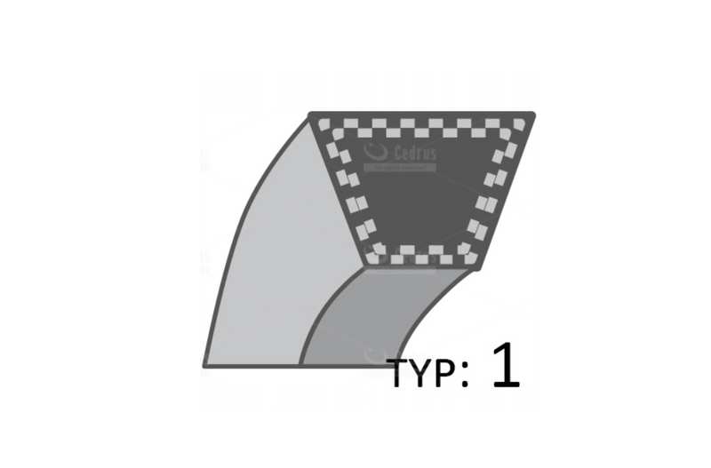 Pasek MTD napęd /15.8x893/ zdjęcie 1