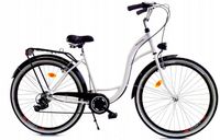 Rower Dallas City 28" 7spd - biały z czarnym