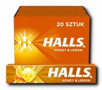 Halls Honey & Lemon Cukierki 33,5 g x 20 sztuk