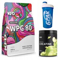 ZESTAW KFD odżywka białkowa WPC 750 g + Kreatyna 500 g + Shaker