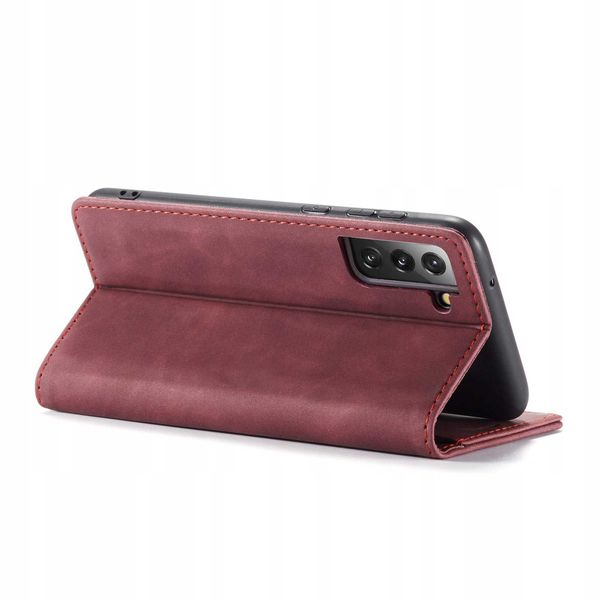 Spacecase Wallet Galaxy S21 Fe Red zdjęcie 14