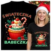 Koszulka Świąteczna pod Choinkę Prezent na Mikołaja Świąteczna