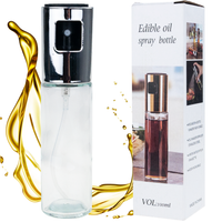 SPRYSKIWACZ DOZOWNIK SZKLANY DO OLEJU OLIWY OCTU W SPRAYU ROZPYLACZ 100 ML