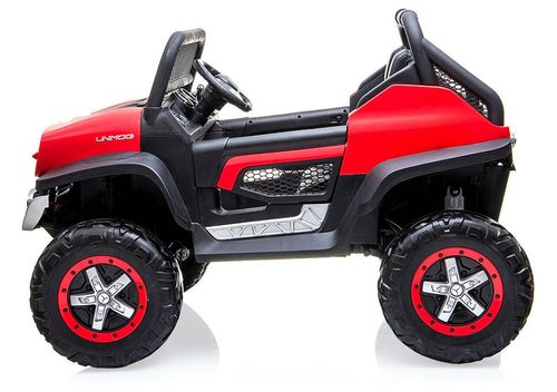 Auto na Akumulator Mercedes Unimog Czerwony na Arena.pl