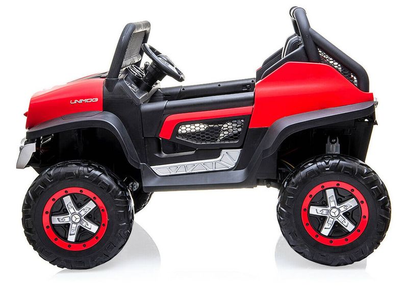Auto na Akumulator Mercedes Unimog Czerwony zdjęcie 3
