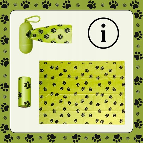 WORECZKI NA PSIE ODCHODY BIODEGRADOWALNE WORKI NA KUPY BIO + ETUI 765 sztuk na Arena.pl