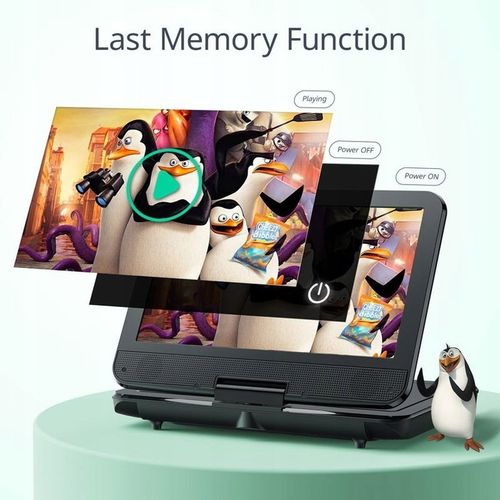 DVD Przenośne 10,1 LCD YOTON YD105 USB SD PILOT Obrotowy Ekran na Arena.pl