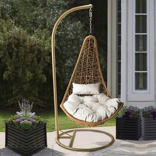 FOTEL WISZĄCY do ogrodu BOHO fotel ogrodowy na Arena.pl