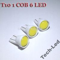 ŻARÓWKA LED T10 W5W COB LED 6 SMD ZIMNA W-WA