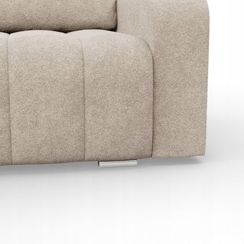 KANAPA ABRIELLE BEŻOWA Rozkładana Wygodna Funkcja Spania Sofa na Arena.pl