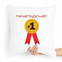 Prezent Poduszka Dla Margetingowca Marketing Z Nadrukiem Ze Zdjęciem
