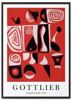 Plakat w ramce Adolph Gottlieb obraz 61x91 cm w czarnej ramie