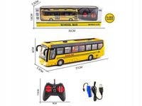 Autobus na radio 21x5x6cm światło ładowarka USB