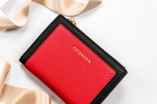 Portfel damski eko PTN 003-SAF Czarny+Red na Arena.pl