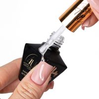 Lśniący elastyczny top no wipe każda metoda Extra Top MollyNails Clear 10g