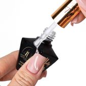Lśniący elastyczny top no wipe każda metoda Extra Top MollyNails Clear 10g
