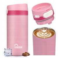 KUBEK TERMICZNY TERMOS PRÓŻNIOWY NA KAWĘ HERBATĘ Z BLOKADĄ SZCZELNY