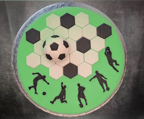 Zestaw na tort  - piłkarski football /PIL2 na Arena.pl